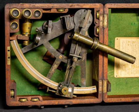 Cased Sextant by Dolland of London