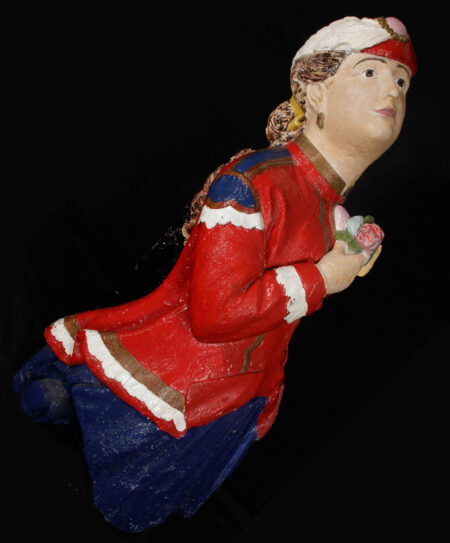 Ship's Figurehead of An Elegant Lady from the Schooner "GRACE" of Salcombe