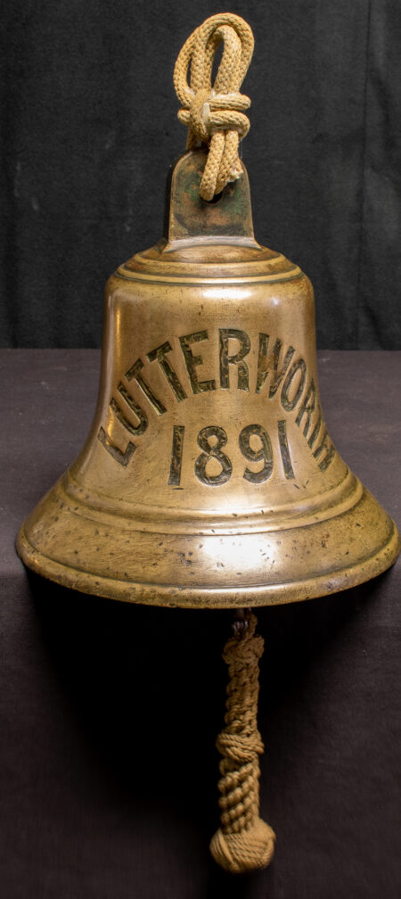 Ships Bell from the SS LUTTERWORTH of 1891
