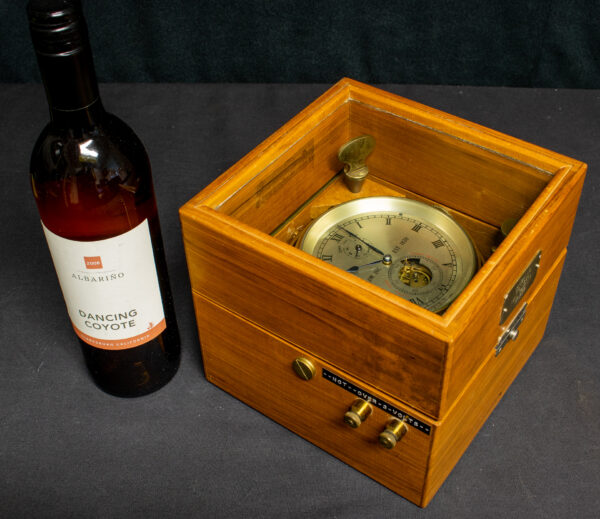 Two Day Marine Chronometer Master Clock by M Low, New York - Image 5