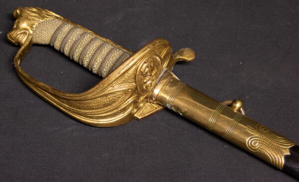 Royal Navy Officers Sword George V 1827 Pattern - Image 3