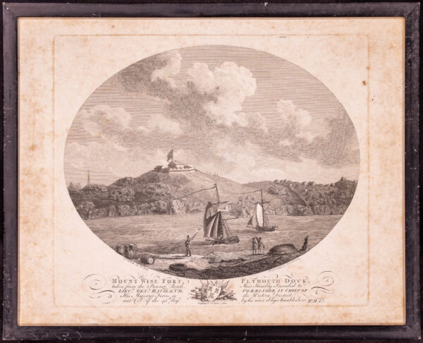 Set of Four 18th Century Engravings of Plymouth Harbour - Image 2