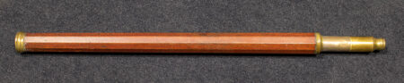Early Decahedral Reverse Taper Mahogany Telescope