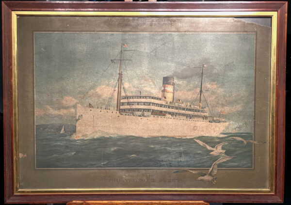 Great White Fleet United Fruit Steamship Service Framed Poster - Image 2