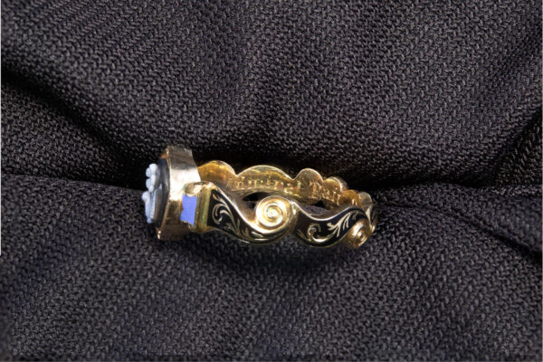 Memorial Ring for Napoleonic Era Royal Naval Admiral J.H. Tait - Image 8