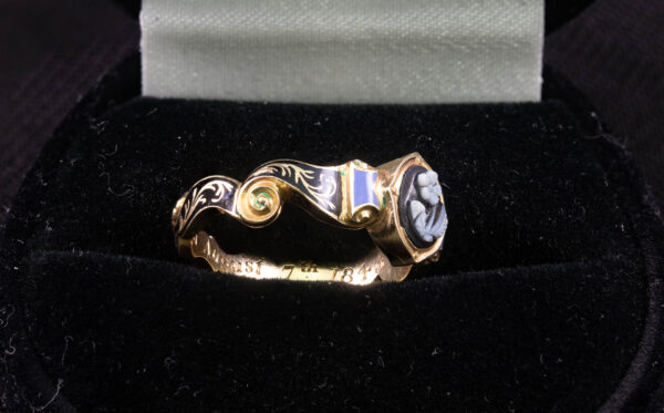 Memorial Ring for Napoleonic Era Royal Naval Admiral J.H. Tait - Image 6