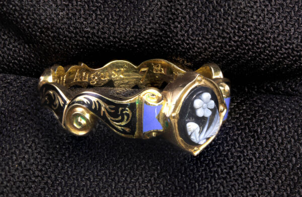 Memorial Ring for Napoleonic Era Royal Naval Admiral J.H. Tait - Image 5