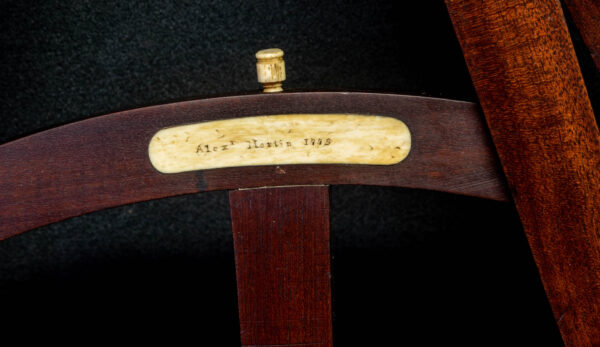 Very Rare Large Signed Revolutionary War Quadrant - Image 4