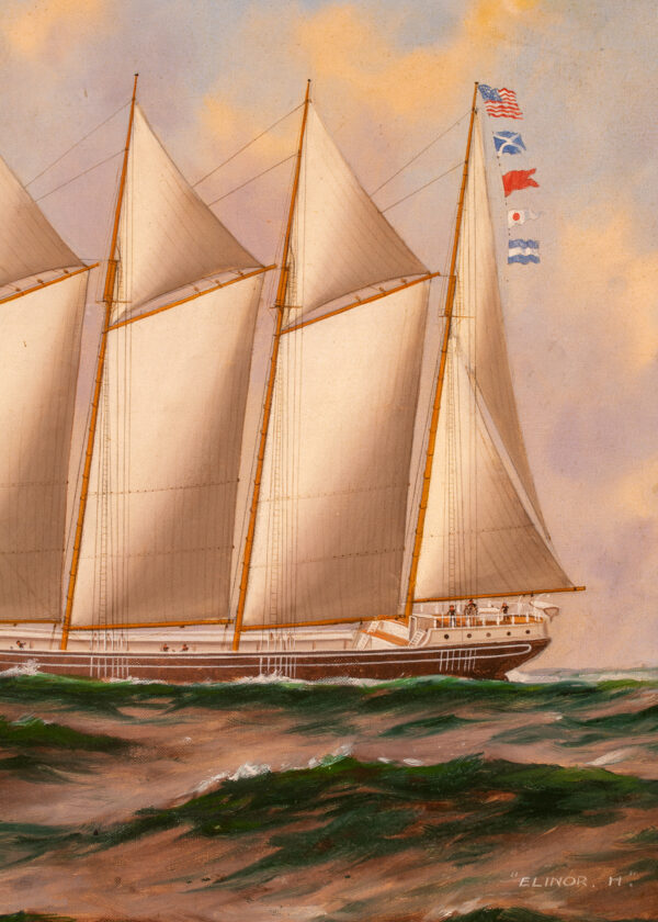 The Five-Masted Schooner ELINOR H. - Image 4