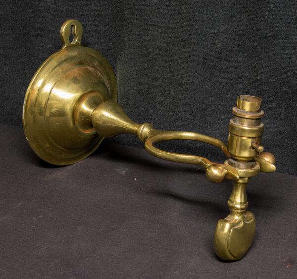 Brass Electric Ships Gimballed Lamp - Image 2