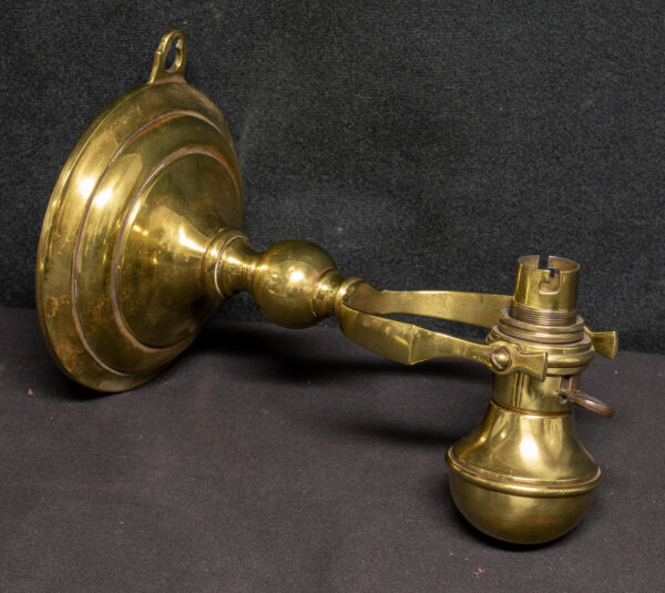 Brass Electric Ships Gimballed Lamp - Image 2