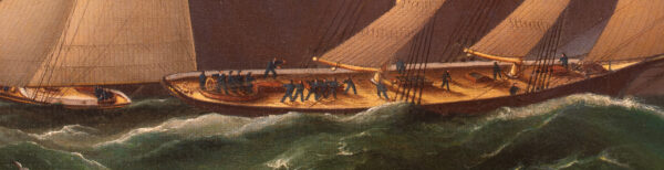 SAPPHO, DAUNTLESS and GRACIE Racing at Cape May 1871 - Image 2