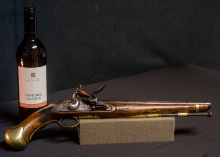 Early British Admiralty Long Sea Service Flintlock Pistol