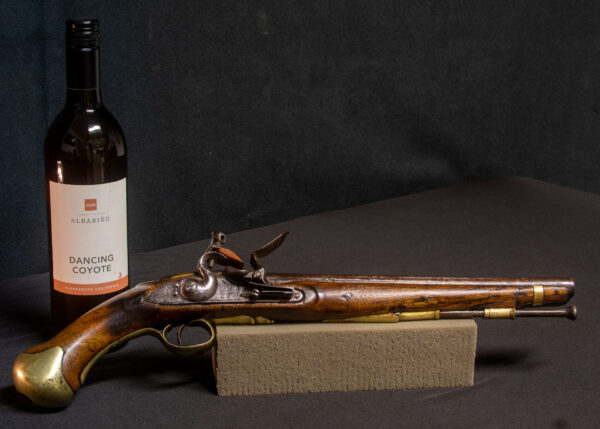 Early British Admiralty Long Sea Service Flintlock Pistol