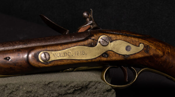 Early British Admiralty Long Sea Service Flintlock Pistol - Image 4