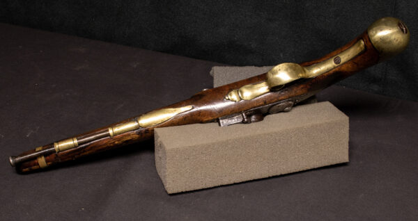Early British Admiralty Long Sea Service Flintlock Pistol - Image 2