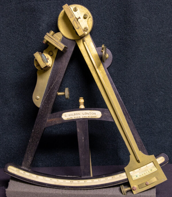 Mahogany Cased Octant Signed C. Wilson London - Image 3