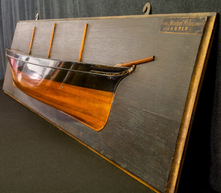 Builder's Half Hull Model of the Three Masted Schooner JASPER