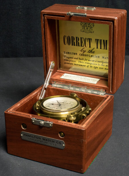 US Navy WWII Hamilton Deckwatch Chronometer