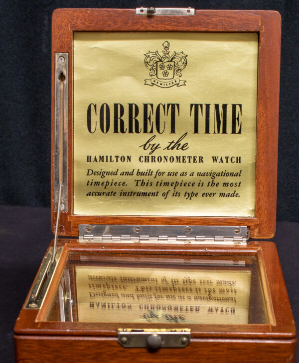 US Navy WWII Hamilton Deckwatch Chronometer - Image 6