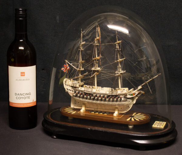 Napoleonic Prisoner of War Model of Royal Navy Third Rate HMS BULWARK - Image 14