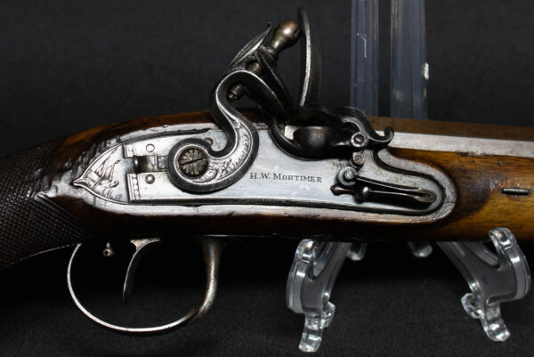 Fine 18th Century Cased Pair of Flintlock Dueling Pistols - Image 3