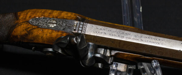 Fine 18th Century Cased Pair of Flintlock Dueling Pistols - Image 2