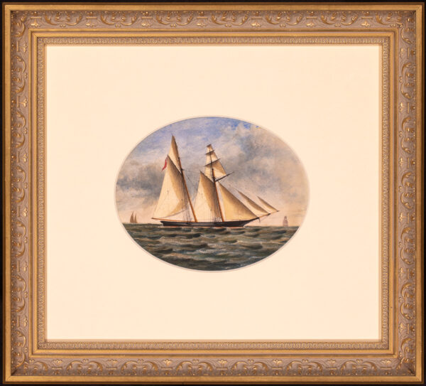 Portrait of a Topsail Schooner - Image 2