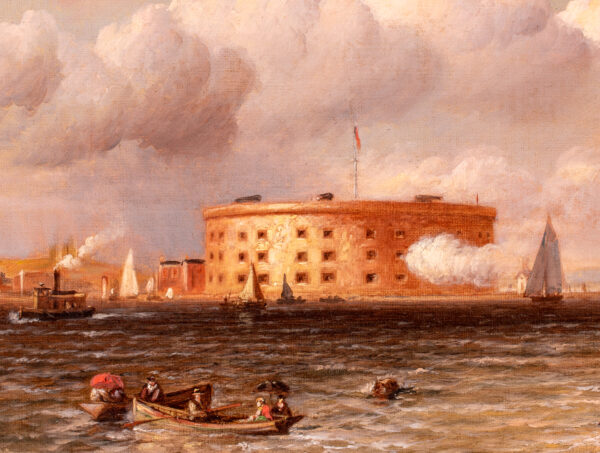 USS CHICAGO Off Castle Williams and Governor's Island, New York Harbor - Image 4