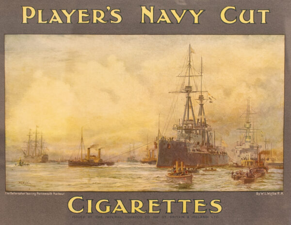 Players Navy Cut Cigarette Framed Advert - Image 3