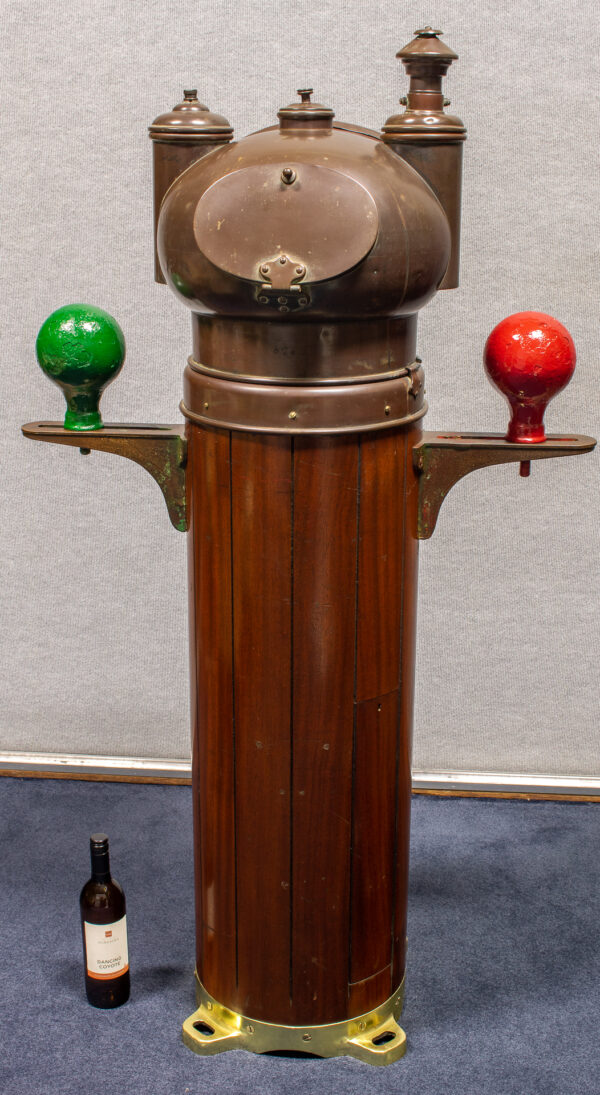 Rare Early American Mushroom Top Binnacle - Image 9