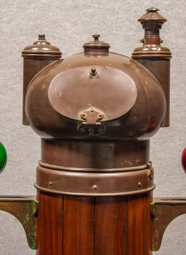 Rare Early American Mushroom Top Binnacle - Image 8