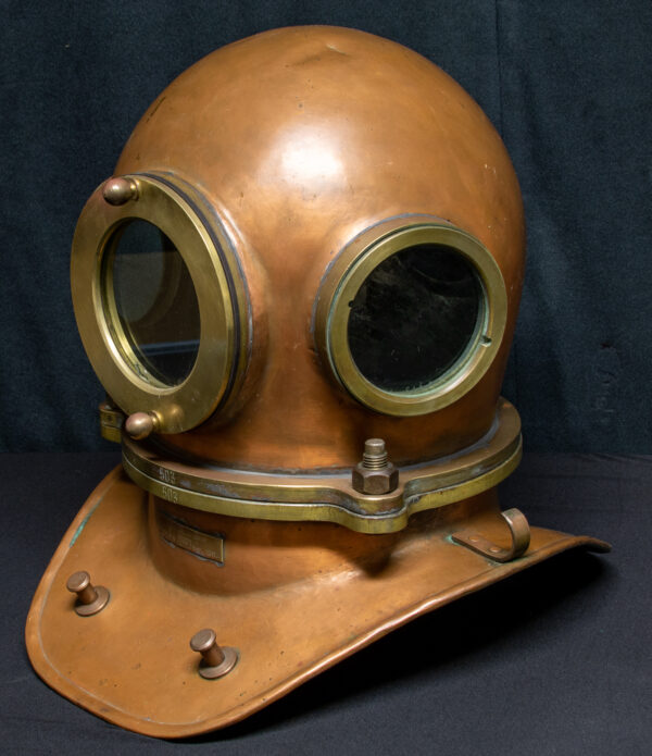 Russian Soviet Naval Three Bolt Dive Helmet No. 503 - Image 7