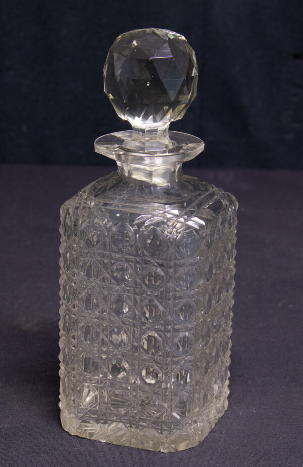 Tantalus Crystal Three Decanter Set in EPNS Caddy - Image 2