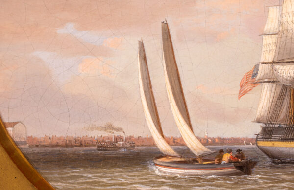 Amercan Merchant Ship in Philadelphia Harbor - Image 3