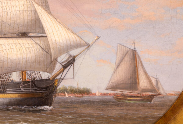 Amercan Merchant Ship in Philadelphia Harbor - Image 2