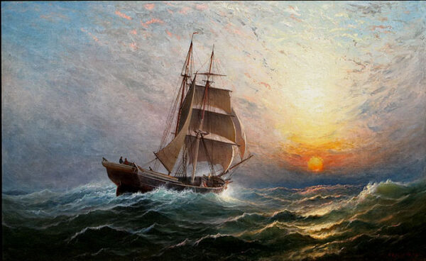 Brigantine at Sunset - Image 4
