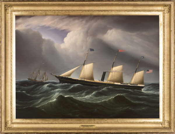 Early Screw Steamer STAR OF THE SOUTH in Heavy Seas - Image 2