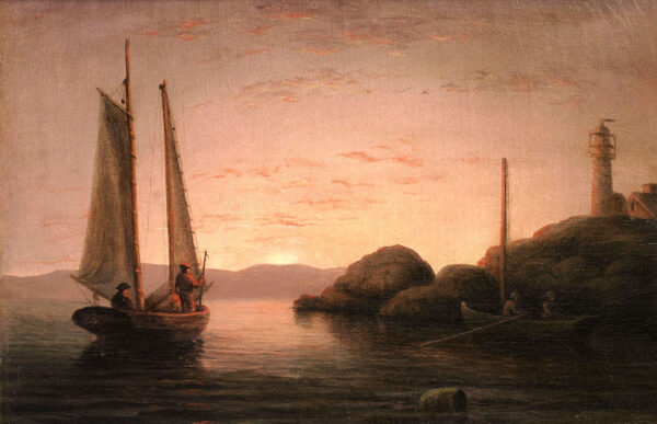 Sunset Calm Off Ten Pound Island Light Gloucester