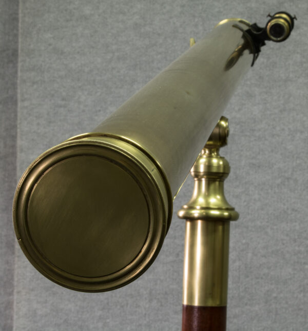 Brass Telescope on Mahogany Stand - Image 11