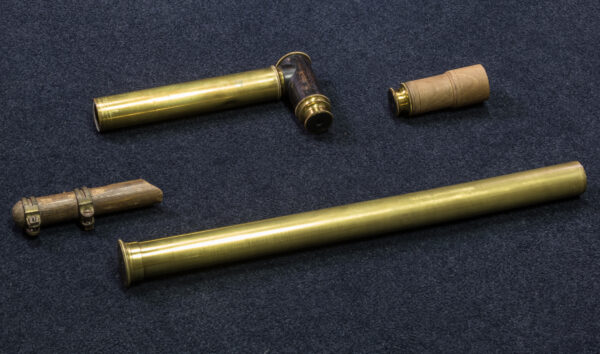 Brass Telescope on Mahogany Stand - Image 12