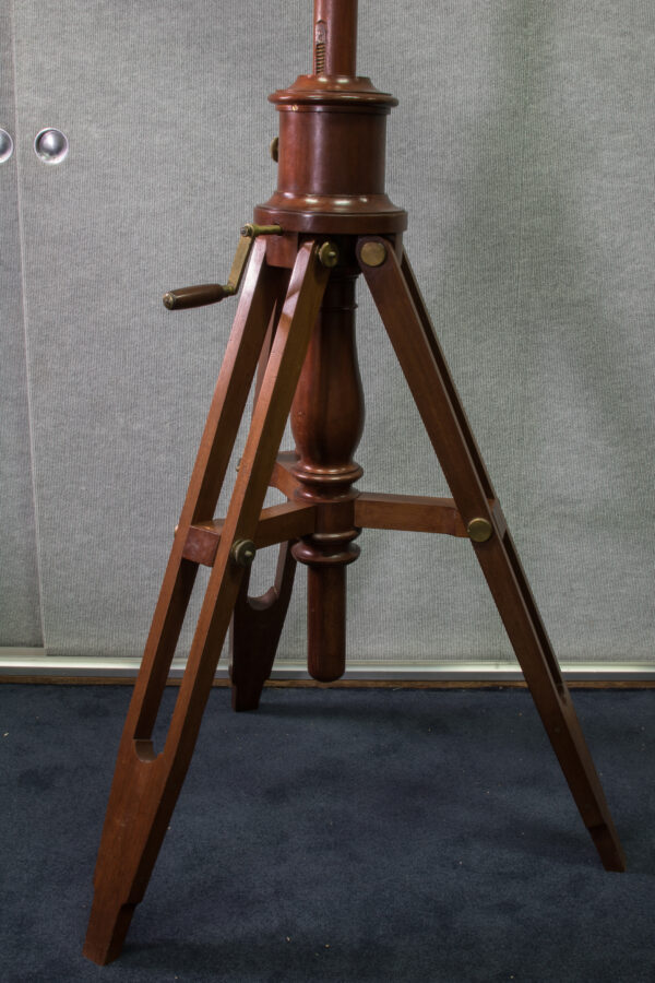 Brass Telescope on Mahogany Stand - Image 2