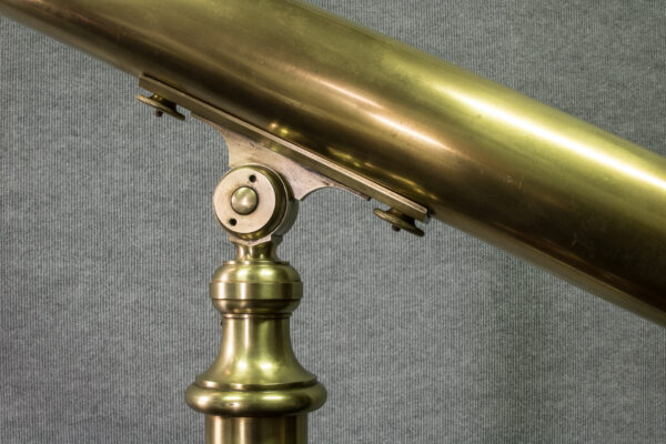 Brass Telescope on Mahogany Stand - Image 4