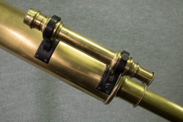 Brass Telescope on Mahogany Stand - Image 5