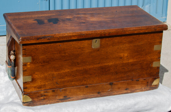 Brass Bound Camphor Sea Chest - Image 2