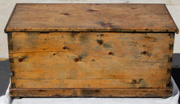 Pine Sea Chest Associated with the Ship TARANAKI of 1877 - Image 10