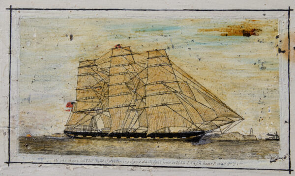 Pine Sea Chest Associated with the Ship TARANAKI of 1877 - Image 7