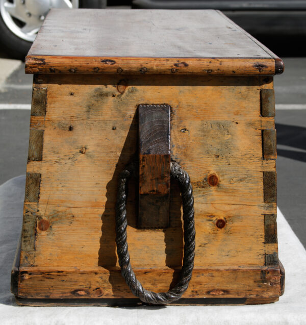 Pine Sea Chest Associated with the Ship TARANAKI of 1877 - Image 8