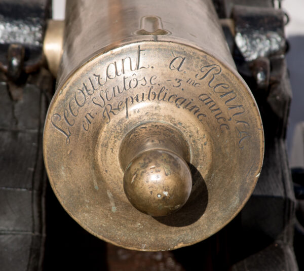 Rare Inscribed 18th Century French 1lb Cannon Model 1786 - Image 6