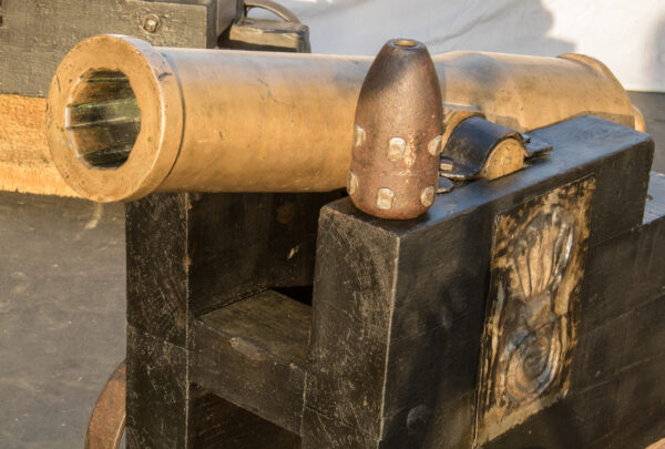 Pair of Historic Egyptian Islamic Bronze Cannons - Image 14